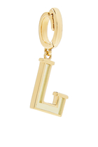Arabic Letter L Charm, 18k Yellow Gold